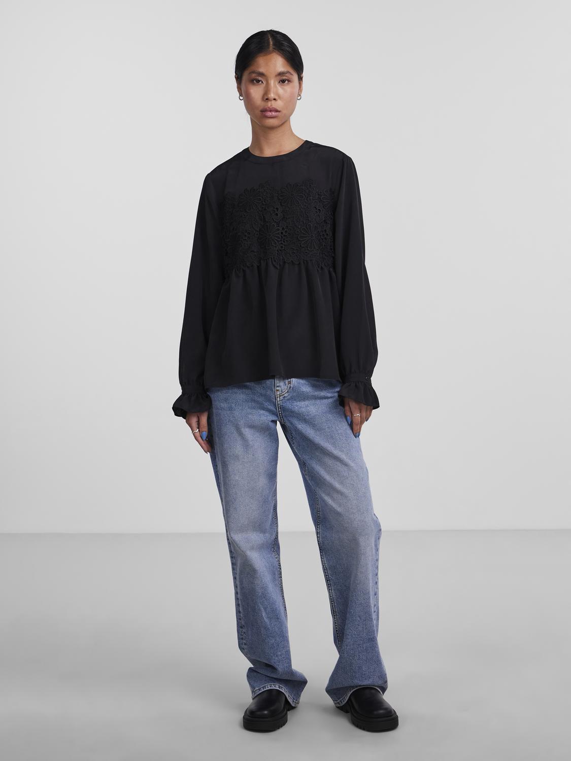 PCFANA T-Shirts & Tops - Black