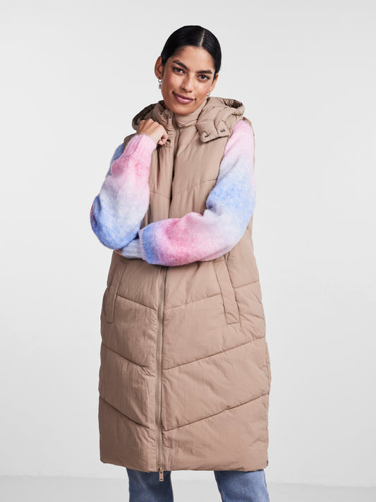 PCJAMILLA Outerwear - Silver Mink